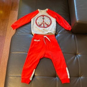 kenzo forever tracksuit and pants set for toddler